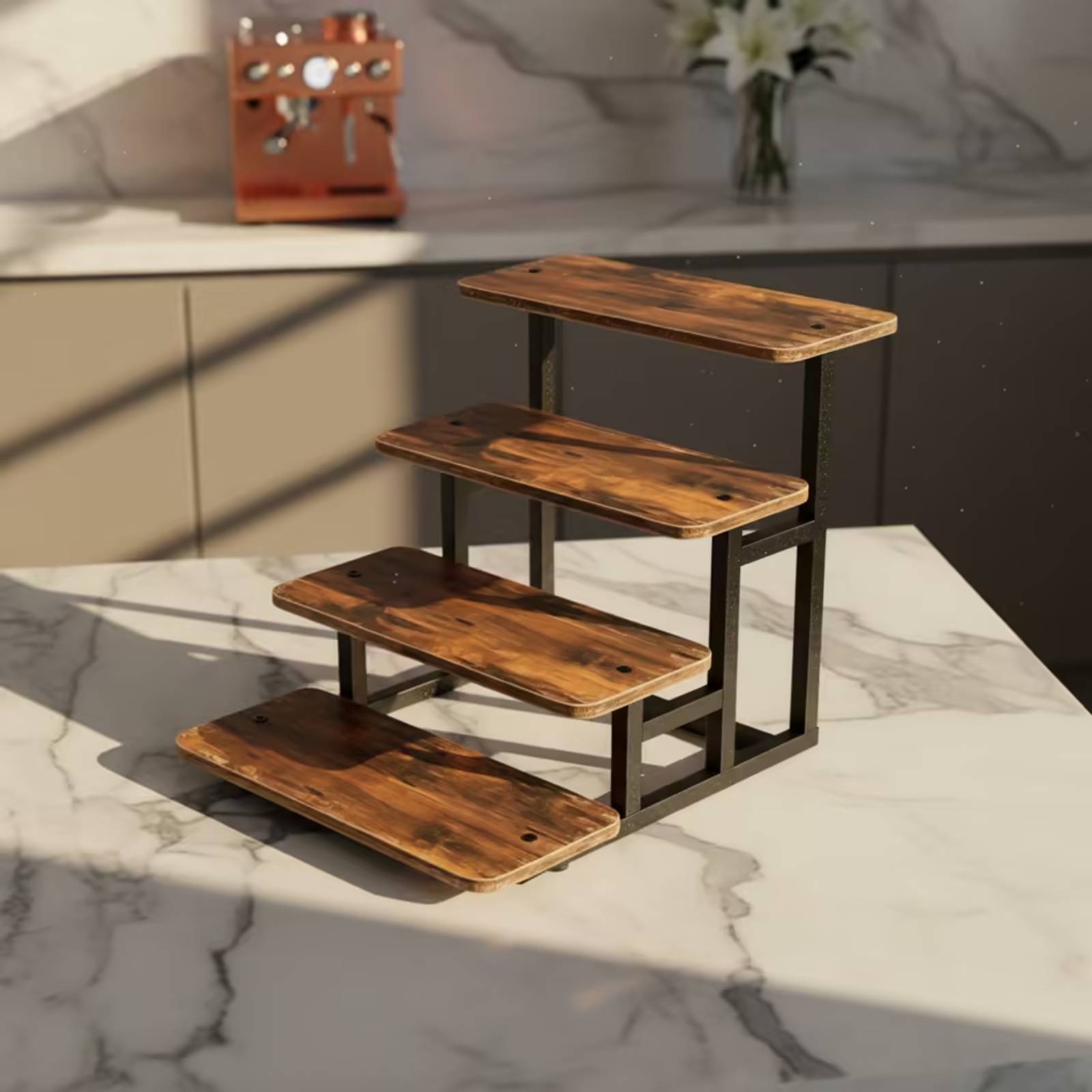 Cupcake Stand Tier - Suporte de Exibição de 4 Níveis