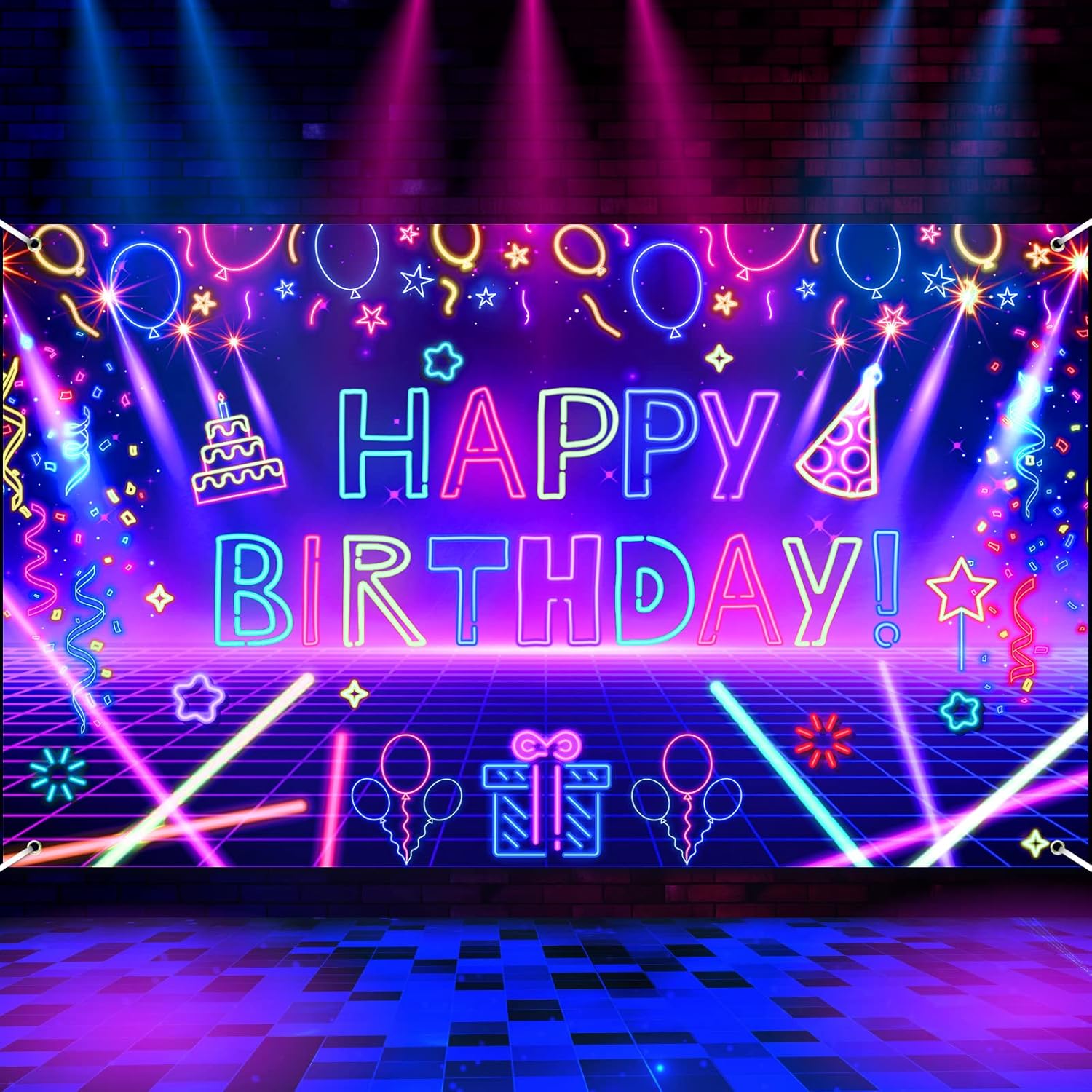 Fotografia pano de fundo brilh - Let'S Party Event Supply avaliação e preço