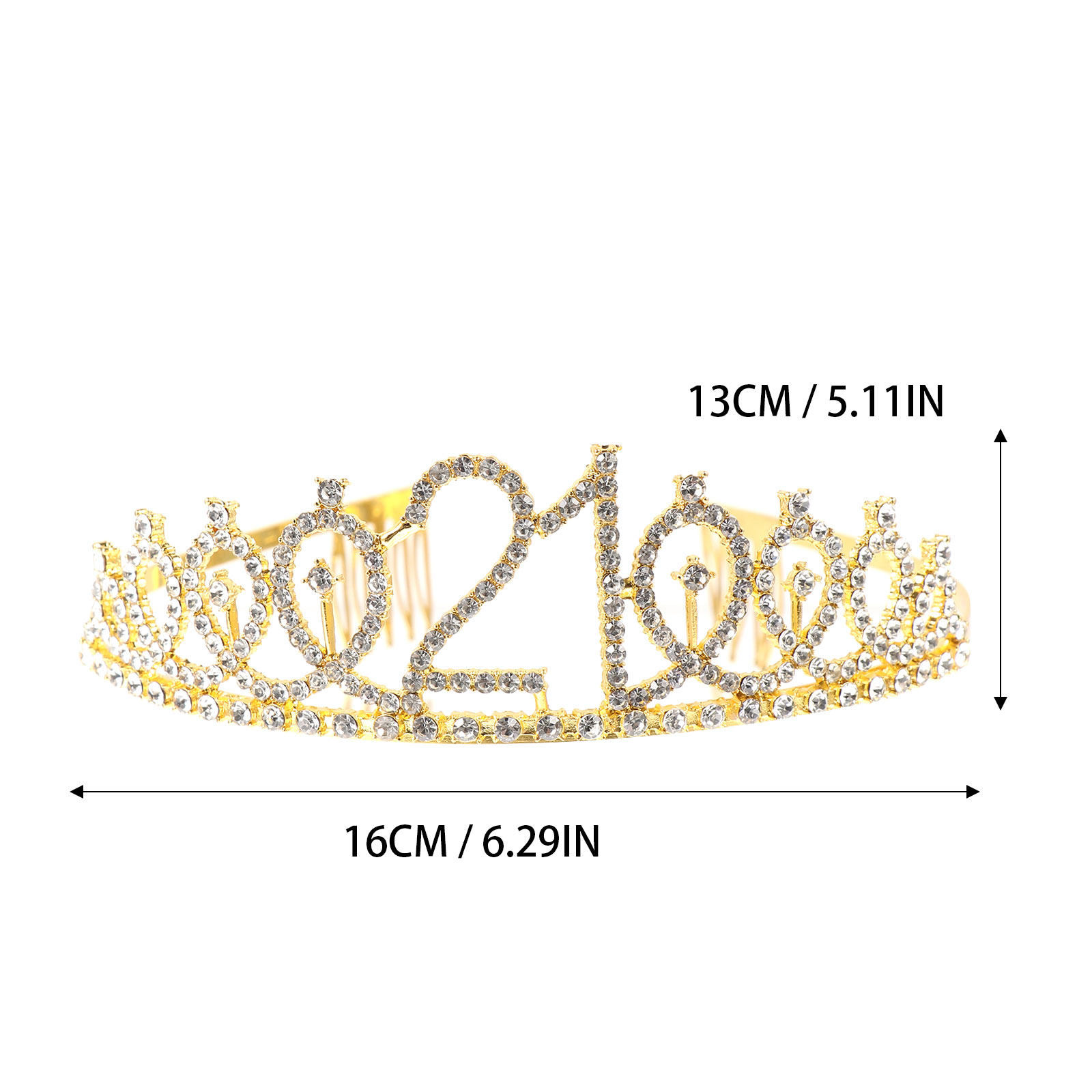 1 Conjunto de Coroa de Anivers - Birthday Sash Glitter avaliação e preço