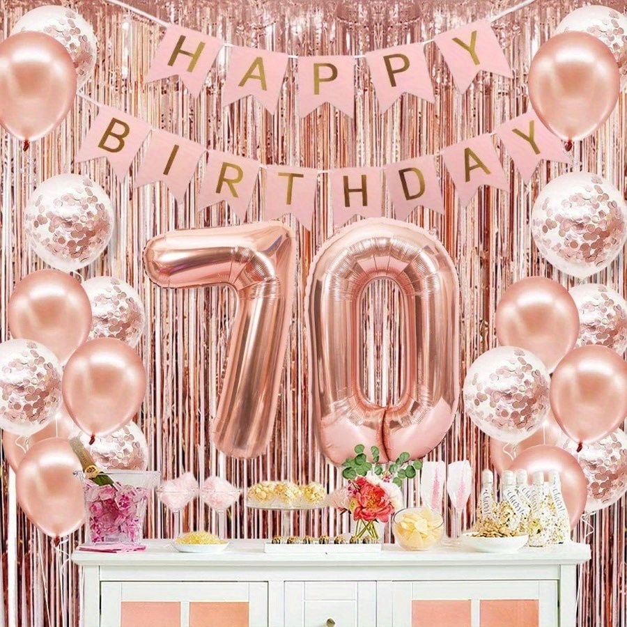 Conjunto de 58 Peças: Balões d - Party Banner Gold avaliação e preço