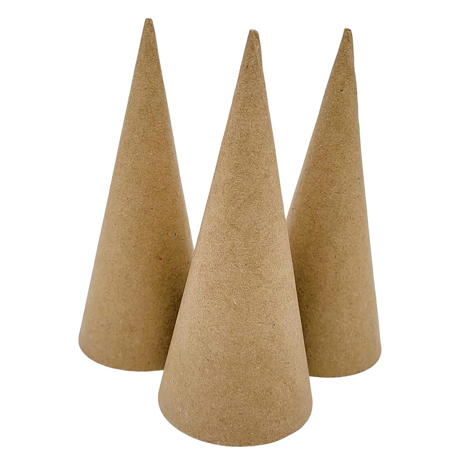 3x cones de mache de papel, fu - Cotton Candy Cone avaliação e preço