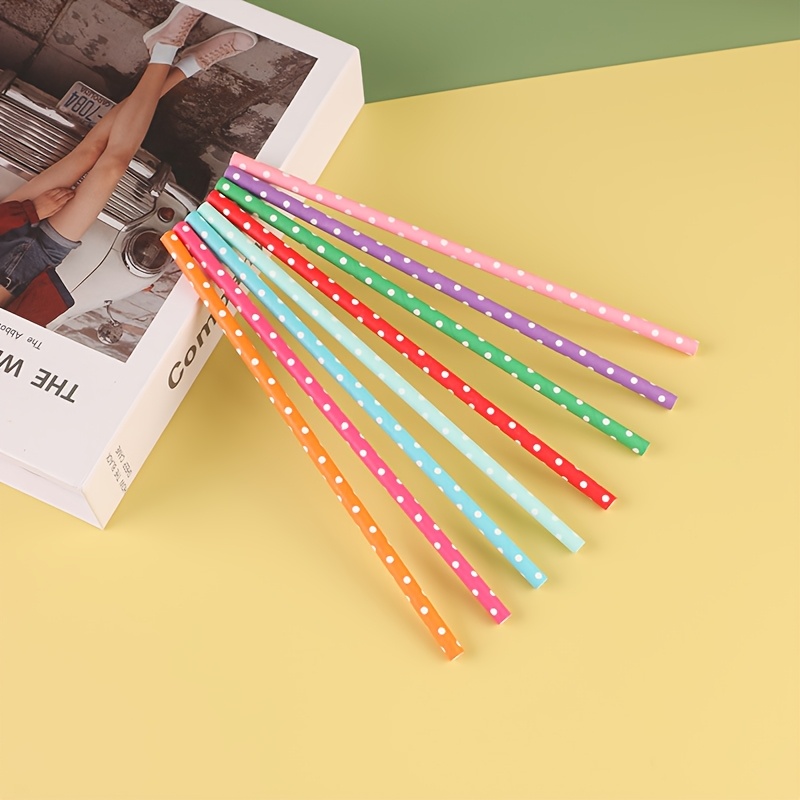 100 canudos de papel descartáv - Paper Straw Color avaliação e preço
