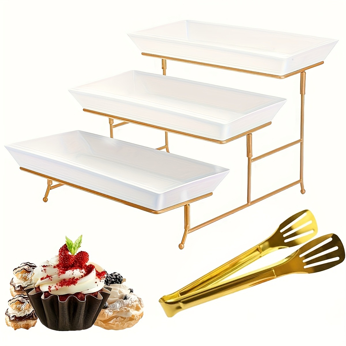 Suporte de Servir em Camadas B - Cupcake Stand Tier avaliação e preço
