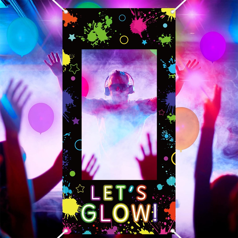 Let's Glow Photo Booth Frame N - Let'S Party Event Supply avaliação e preço