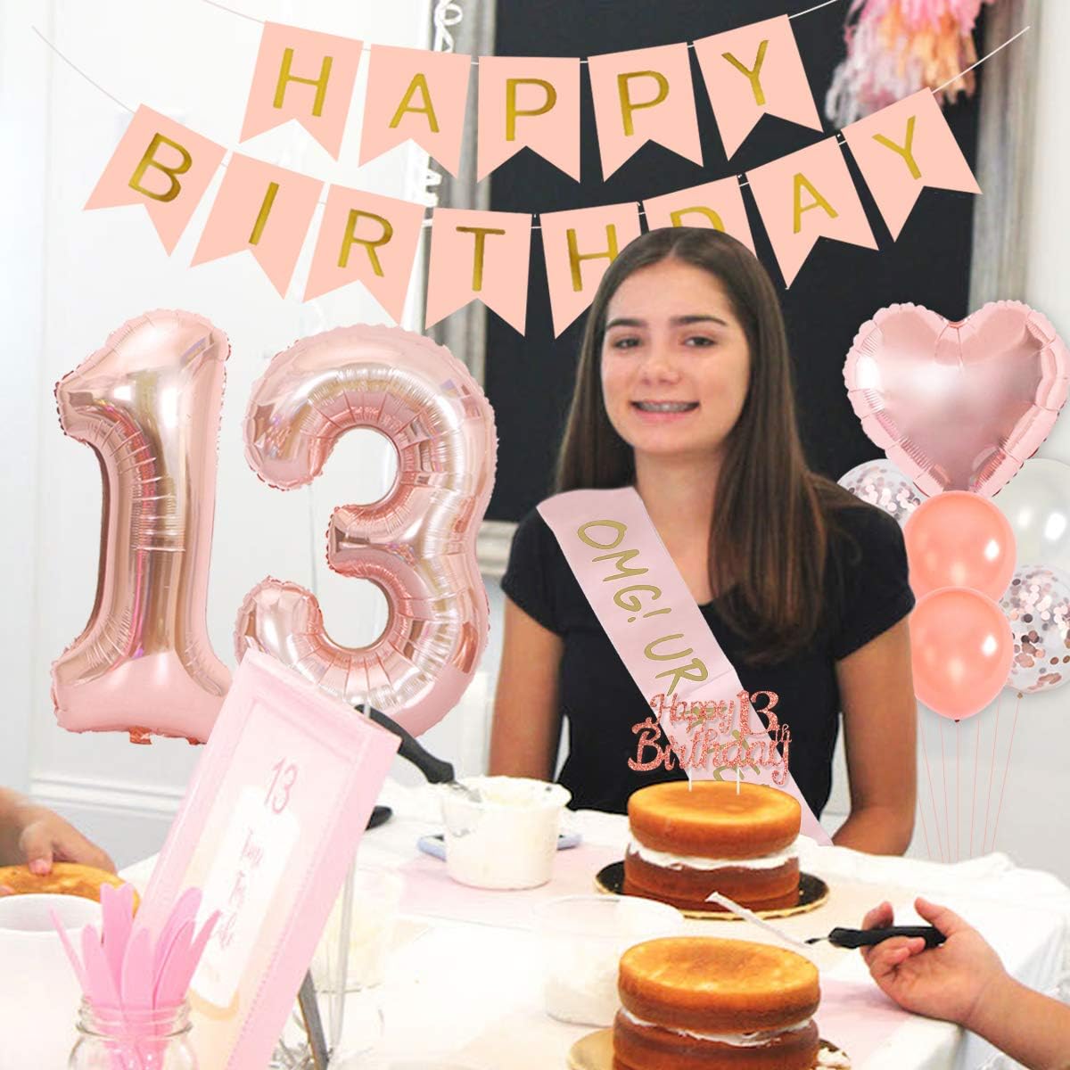 Decorações de festa de 13 anos - Party Banner Gold avaliação e preço