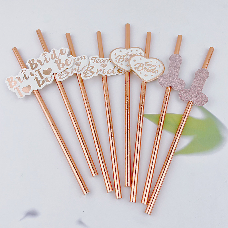 Equipe Noiva Rose Gold Straw p - Paper Straw Color avaliação e preço