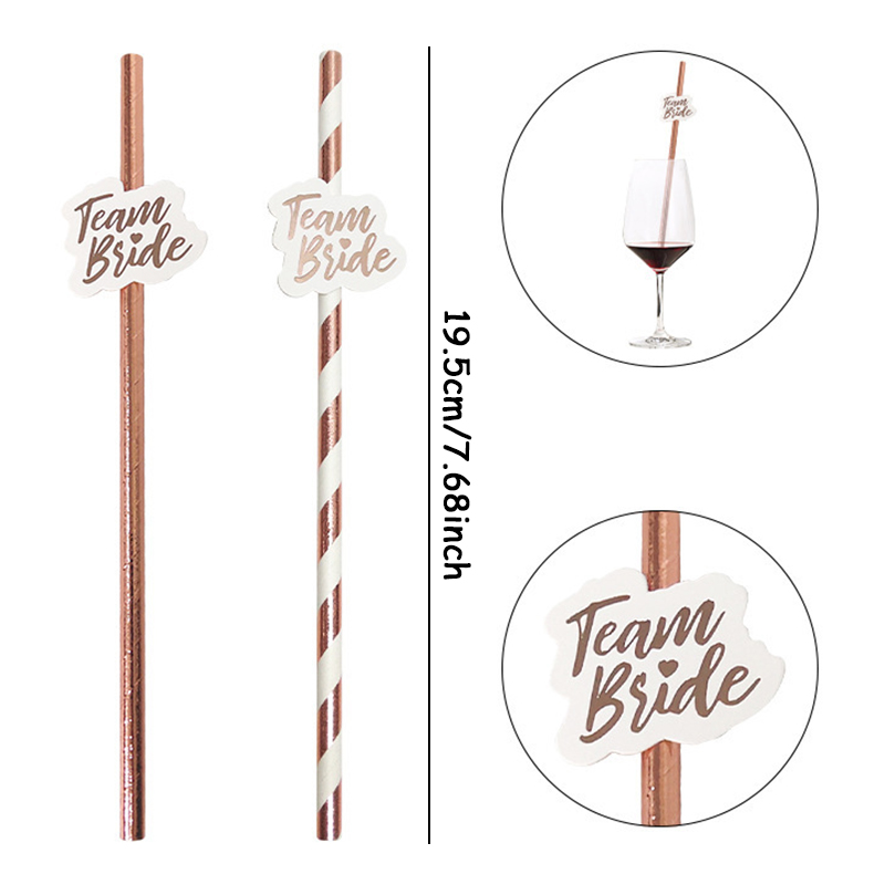 Equipe Noiva Rose Gold Straw p - Paper Straw Color avaliação e preço