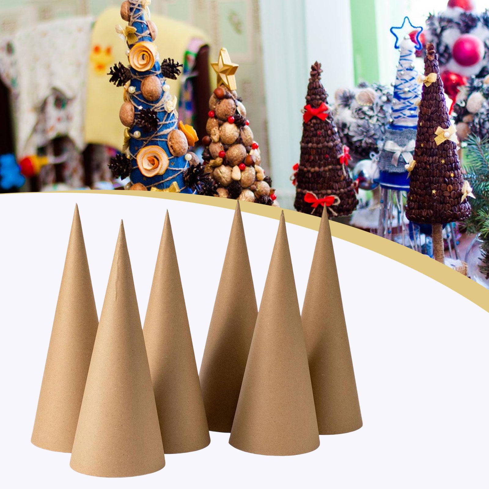 Cones de mache de papel kraft, - Party Hat Cone avaliação e preço