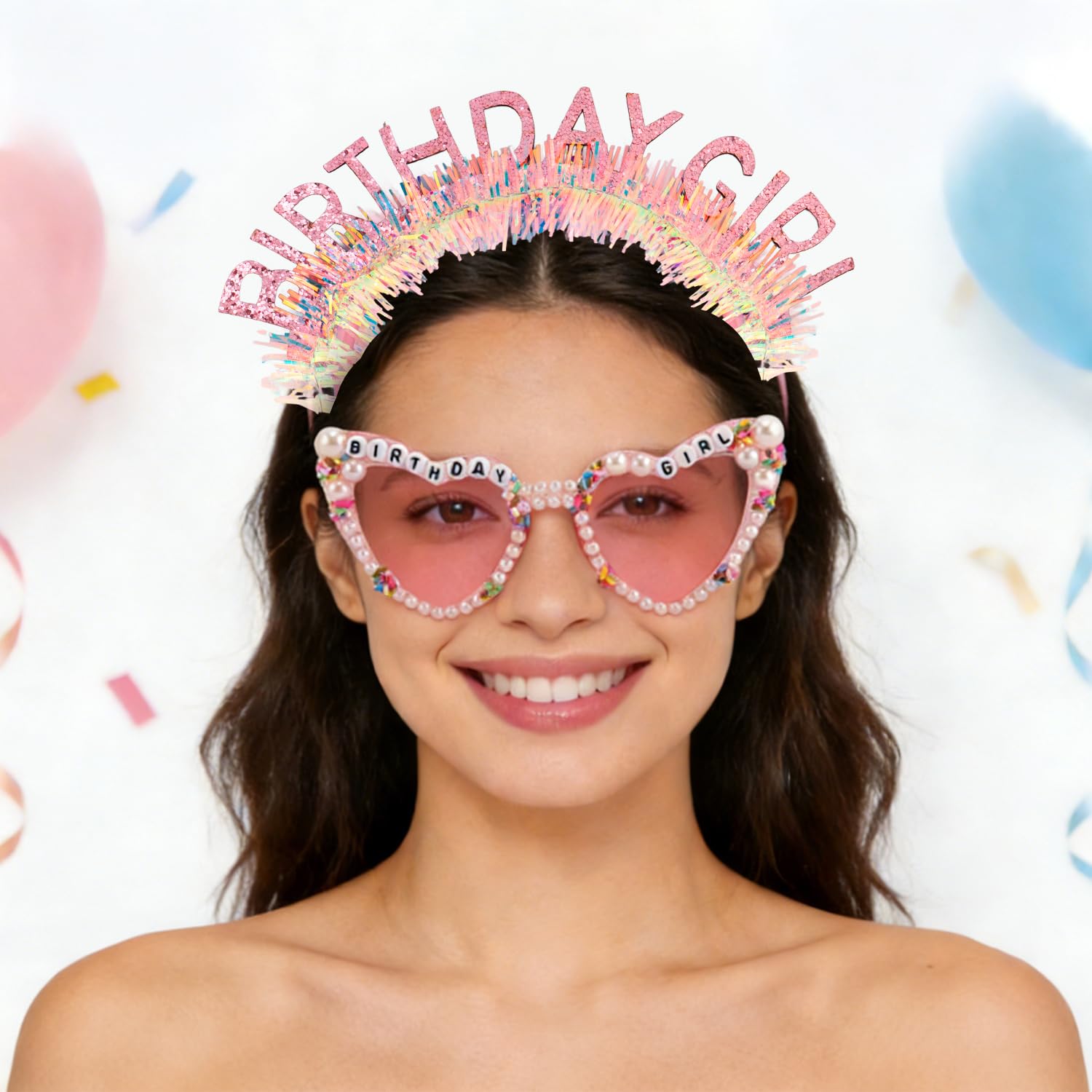 Conjunto de Tiara e Faixa de A - Birthday Sash Glitter avaliação e preço