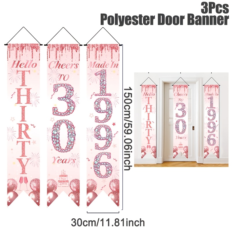 Conjunto de Banner de Porta 2D - Party Banner Gold avaliação e preço