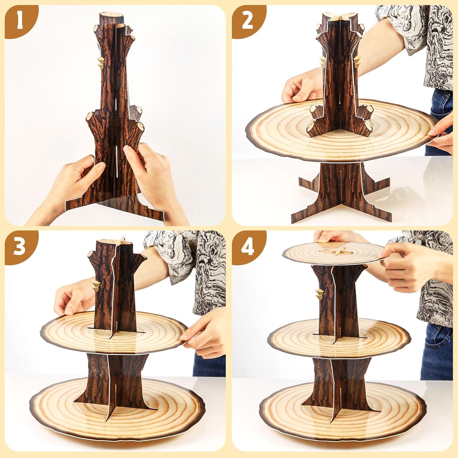 Suporte de madeira para cupcak - Cupcake Stand Tier avaliação e preço